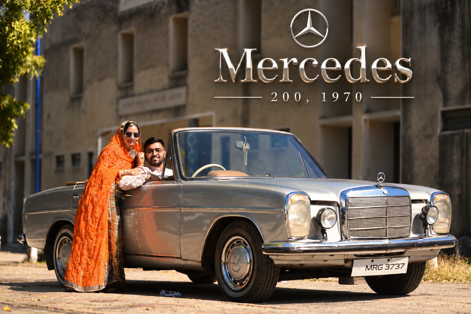 Mercedes 200 convertible, 1970