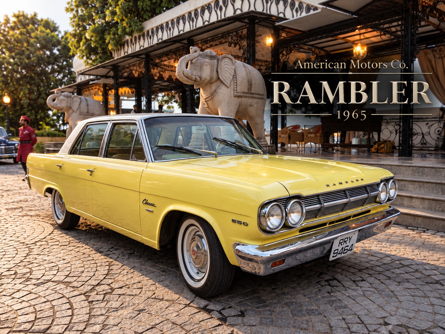 Rambler Classic 550, 1965 — at the porch